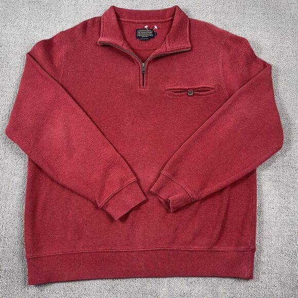 Pendleton Sweater Adult Large Red Long Sleeve Sweatshirt Casual Men's - Picture 1 of 14